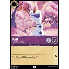 1TFC 052 - Olaf - Friendly Snowman - Foil 1TFC 052 - Olaf - Friendly Snowman - Foil