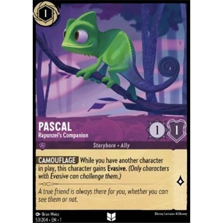 1TFC 053 - Pascal - Rapunzel's Companion - Foil