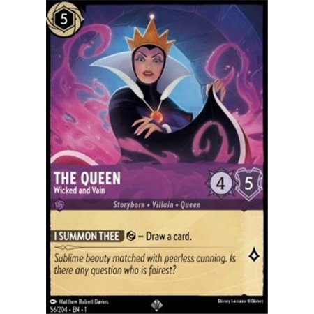 1TFC 056 - The Queen - Wicked and Vain - Foil