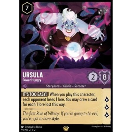 1TFC 059 - Ursula - Power Hungry - Foil