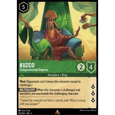 1TFC 084 - Kuzco - Temperamental Emperor - Foil