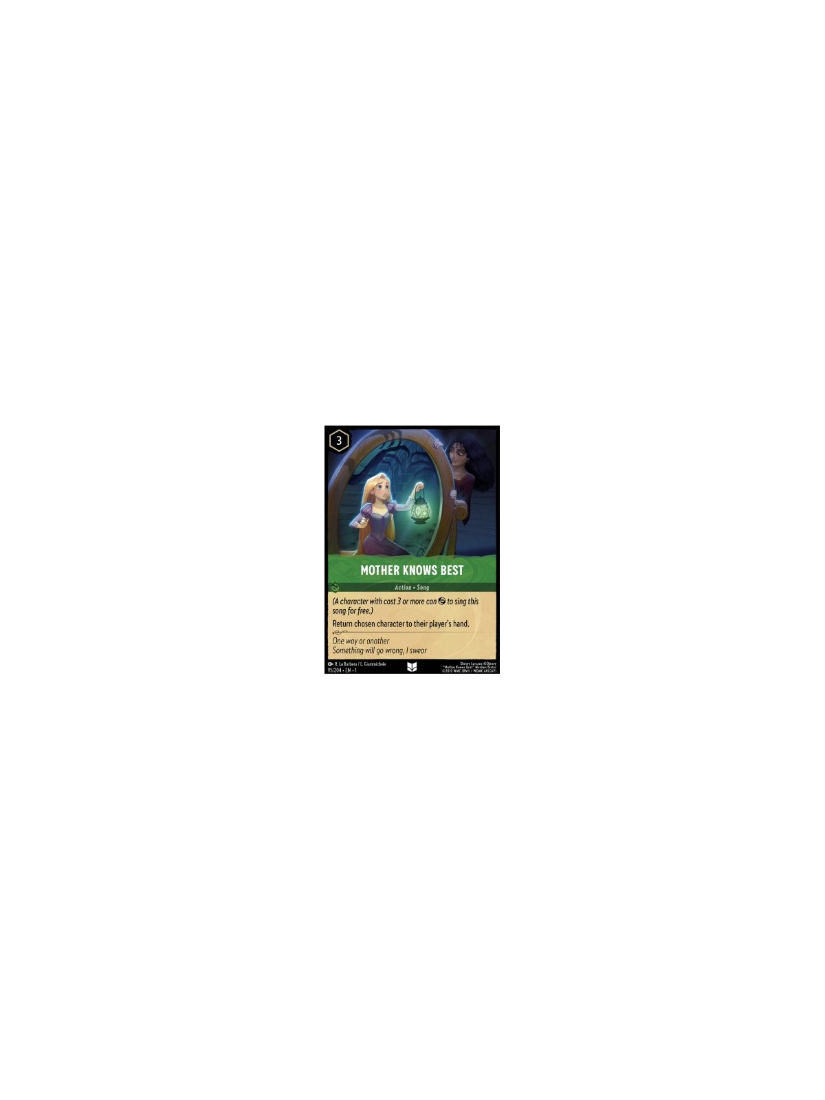 1TFC 095 - Mother Knows Best - Foil