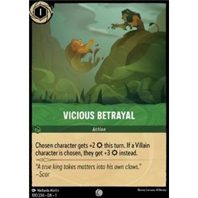 1TFC 100 - Vicious Betrayal - foil 1TFC 100 - Vicious Betrayal - foil