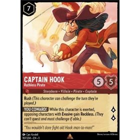 1TFC 107 - Captain Hook - Ruthless Pirate - Foil 1TFC 107 - Captain Hook - Ruthless Pirate - Foil