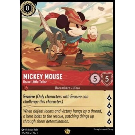 1TFC 115 - Mickey Mouse - Brave Little Tailor - Foil