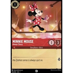 1TFC 116 - Minnie Mouse - Always Classy - Foil 1TFC 116 - Minnie Mouse - Always Classy - Foil