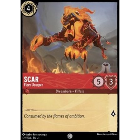 1TFC 122 - Scar - Fiery Usurper - Foil