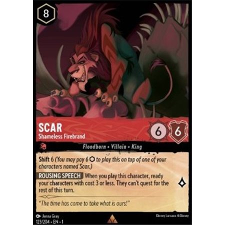 1TFC 123 - Scar - Shameless Firebrand - Foil