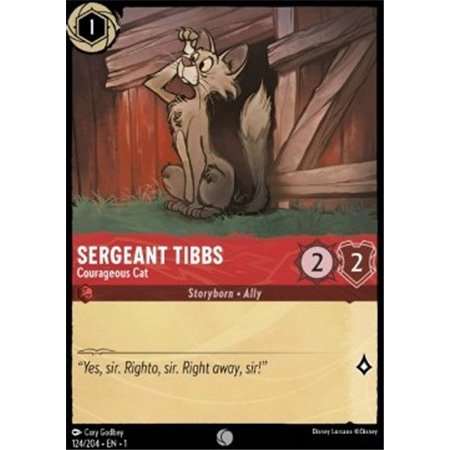 1TFC 124 - Sergeant Tibbs - Courageous Cat - Foil