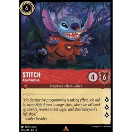 1TFC 125 - Stitch - Abomination - Foil