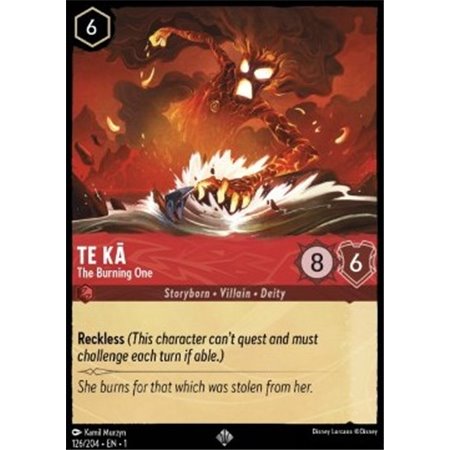 1TFC 126 - Te K? - The Burning One - Foil