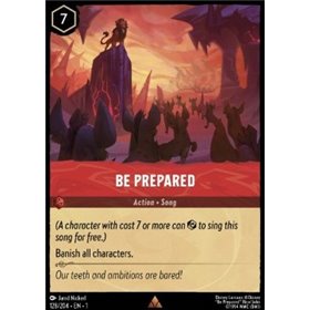1TFC 128 - Be Prepared - Foil 1TFC 128 - Be Prepared - Foil
