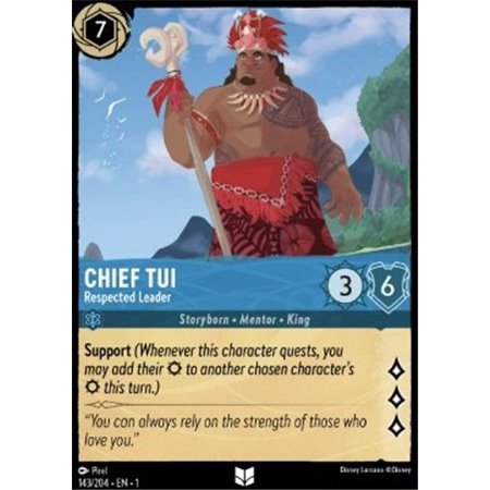 1TFC 143 - Chief Tui - Respected Leader - Foil