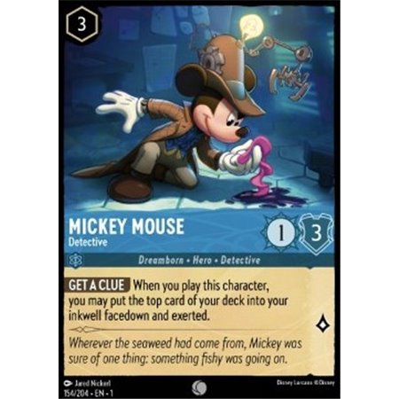 1TFC 154 - Mickey Mouse - Detective - Foil