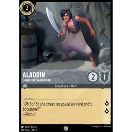 1TFC 171 - Aladdin - Cornered Swordsman - Foil