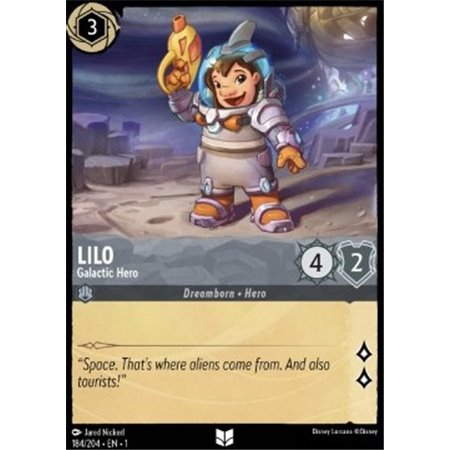 1TFC 184 - Lilo - Galactic Hero - Foil