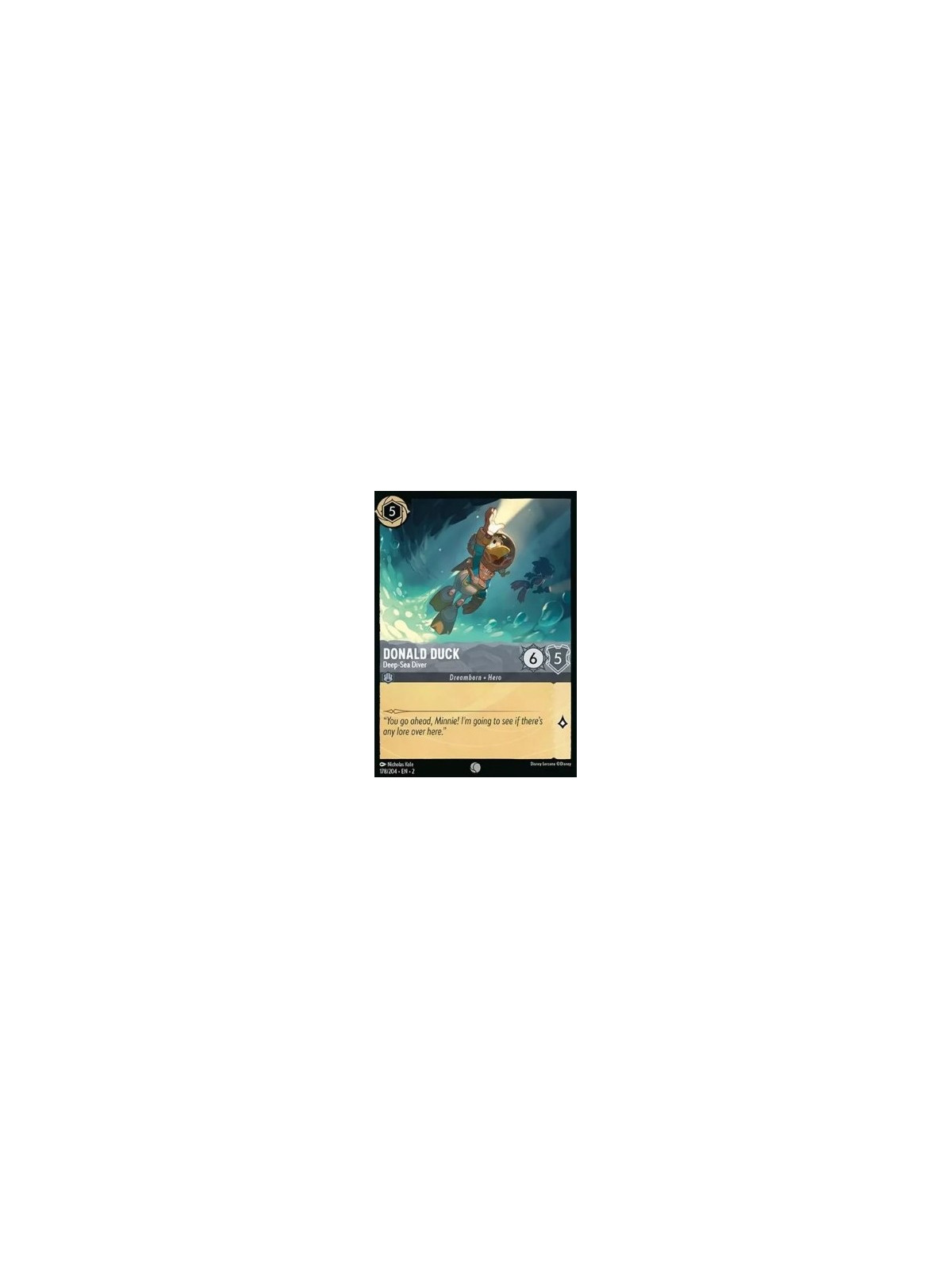 2ROF 178 - Donald Duck - Deep-Sea Diver - Foil