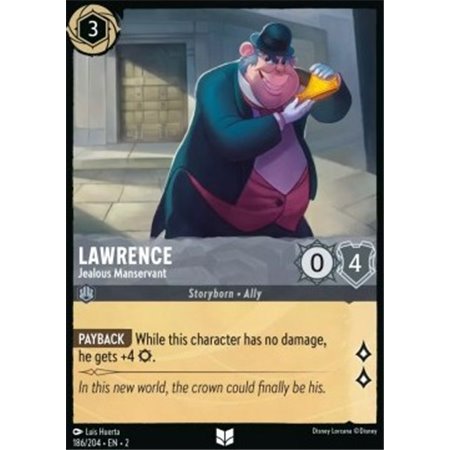 2ROF 186 - Lawrence - Jealous Manservant - Foil