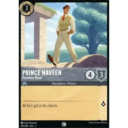 2ROF 191 - Prince Naveen - Penniless Royal - Foil