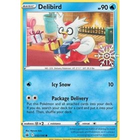 CRE 032 - Delibird - Snow Stamp CRE 032 - Delibird - Snow Stamp