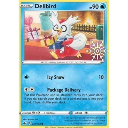 CRE 032 - Delibird - Snow Stamp