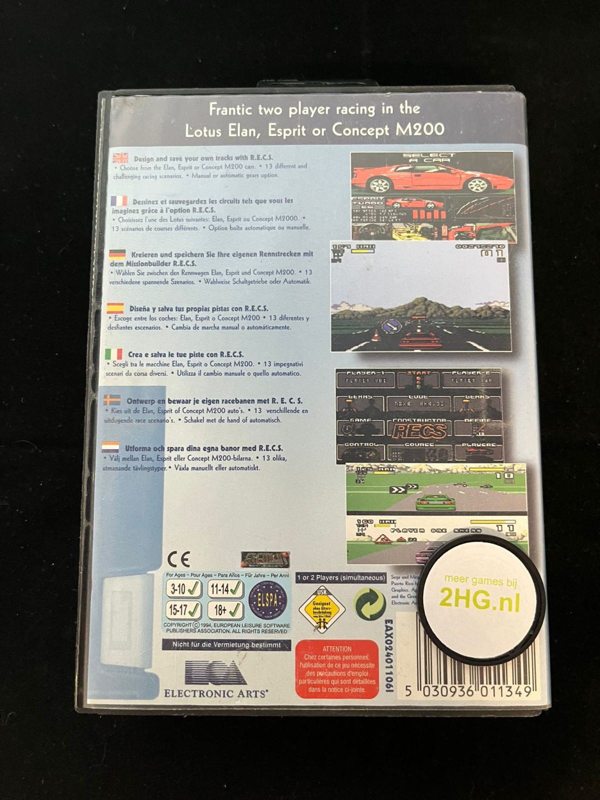 Lotus II RECS Classics - Sega Mega Drive