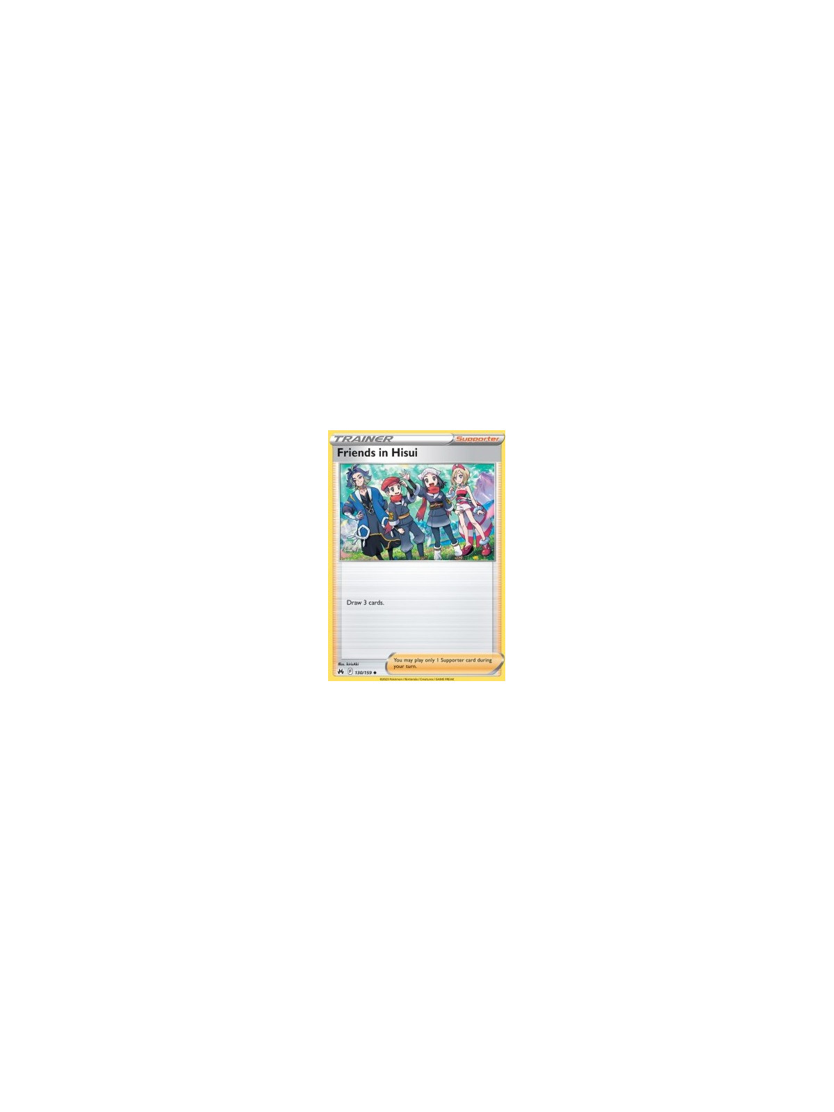 CRZ 130 - Friends in Hisui - Reverse Holo