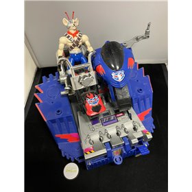 Biker Mice from Mars Jailcruiser Motorcycle Prison + Vinnie