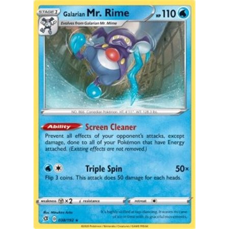 RCL 038 - Galarian Mr. Rime - Reverse Holo