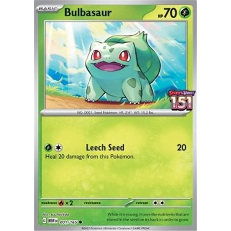 MEW 001 - Bulbasaur - Promo