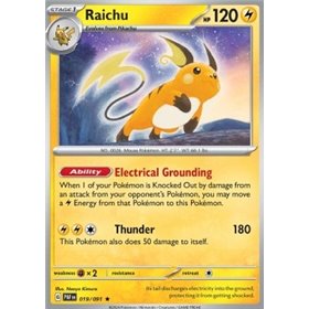 PAF 019 - Raichu - Reverse Holo PAF 019 - Raichu - Reverse Holo