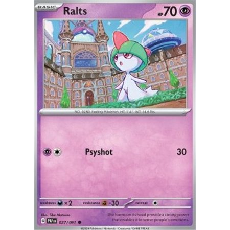 PAF 027 - Ralts - Reverse Holo