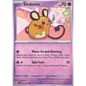 PAF 036 - Dedenne - Reverse Holo PAF 036 - Dedenne - Reverse Holo