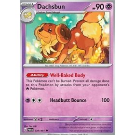 PAF 039 - Dachsbun - Reverse Holo PAF 039 - Dachsbun - Reverse Holo