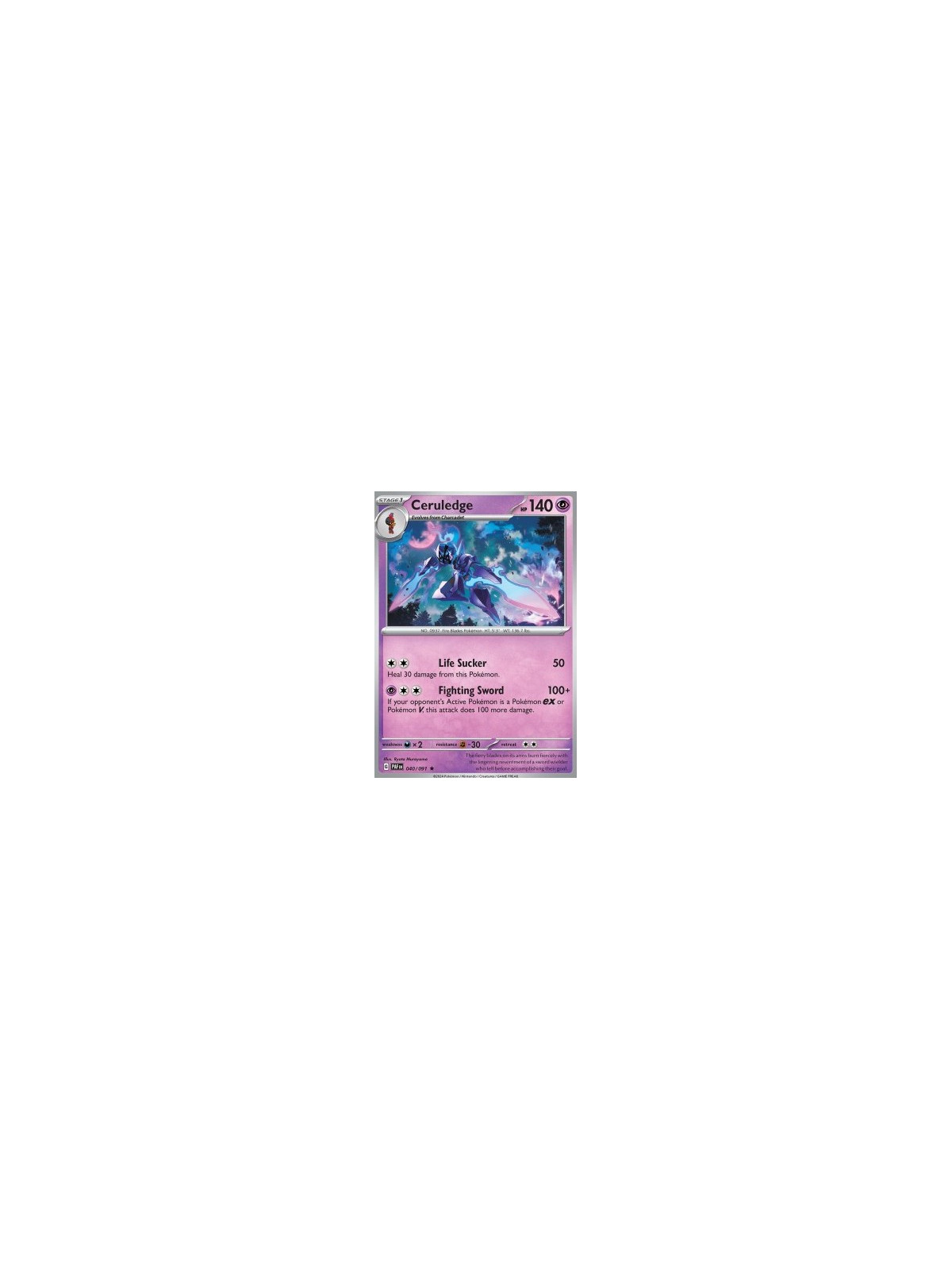 PAF 040 - Ceruledge - Holo