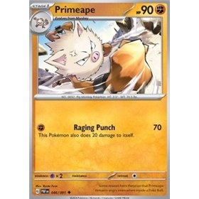 PAF 046 - Primeape - Reverse Holo PAF 046 - Primeape - Reverse Holo