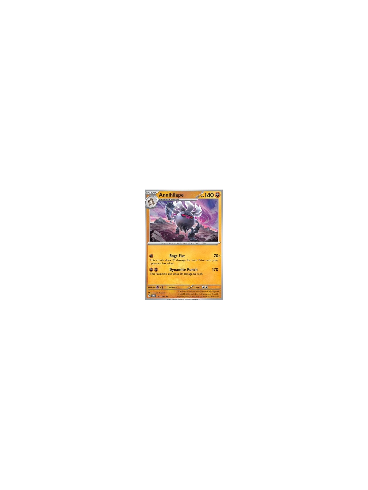 PAF 047 - Annihilape - Reverse Holo