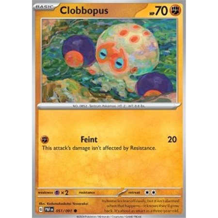 PAF 051 - Clobbopus - Reverse Holo