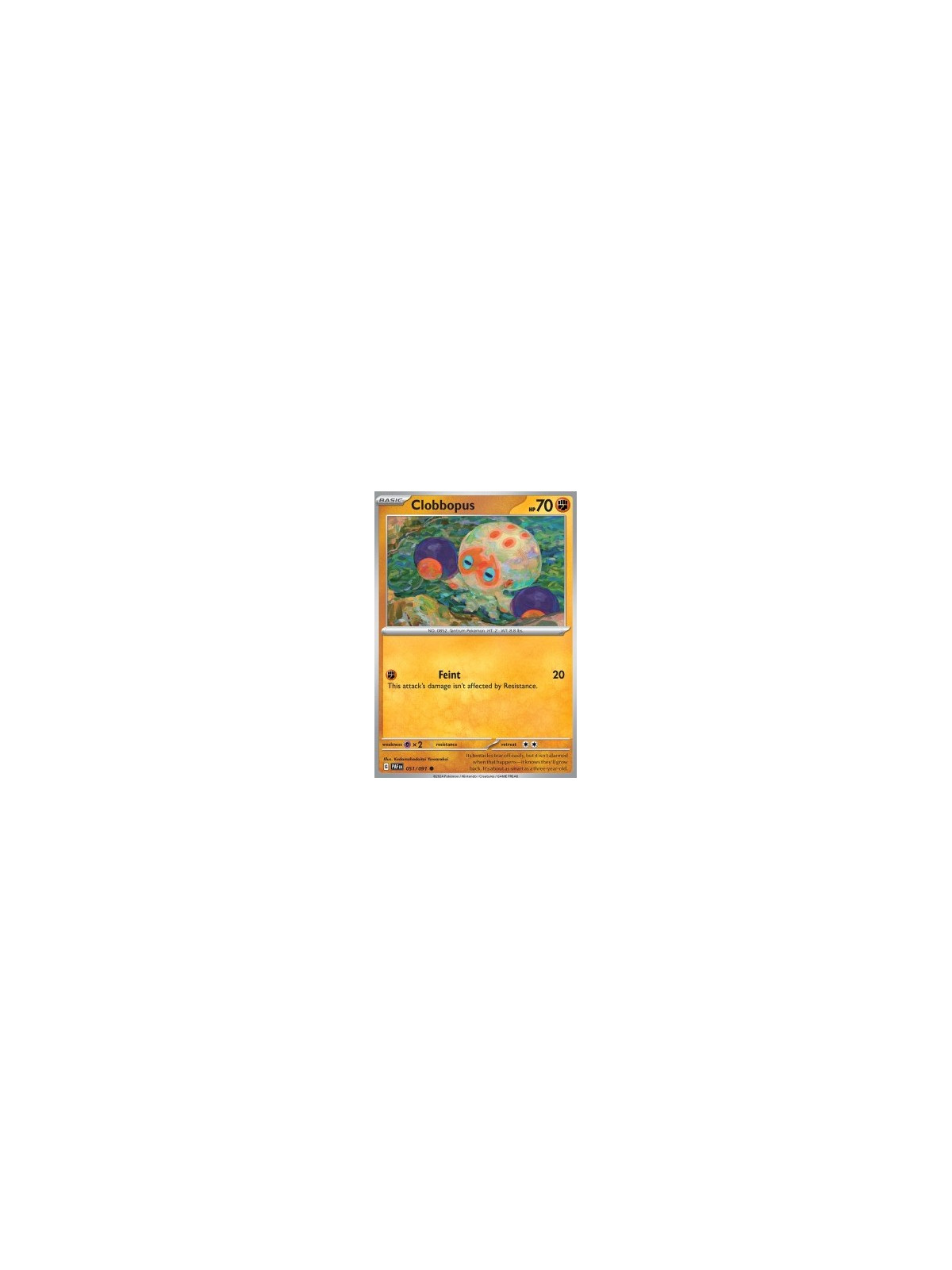 PAF 051 - Clobbopus - Reverse Holo