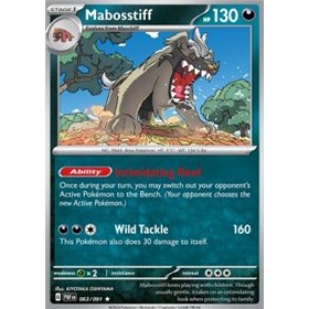PAF 063 - Mabosstiff - Reverse Holo PAF 063 - Mabosstiff - Reverse Holo