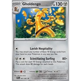 PAF 067 - Gholdengo - Reverse Holo PAF 067 - Gholdengo - Reverse Holo