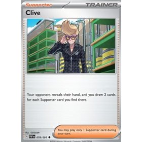 PAF 078 - Clive - Reverse Holo PAF 078 - Clive - Reverse Holo