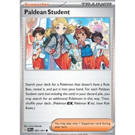 PAF 085 - Paldean Student - Reverse Holo