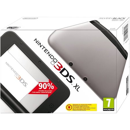 Nintendo 3DS XL Silver & Black Boxed