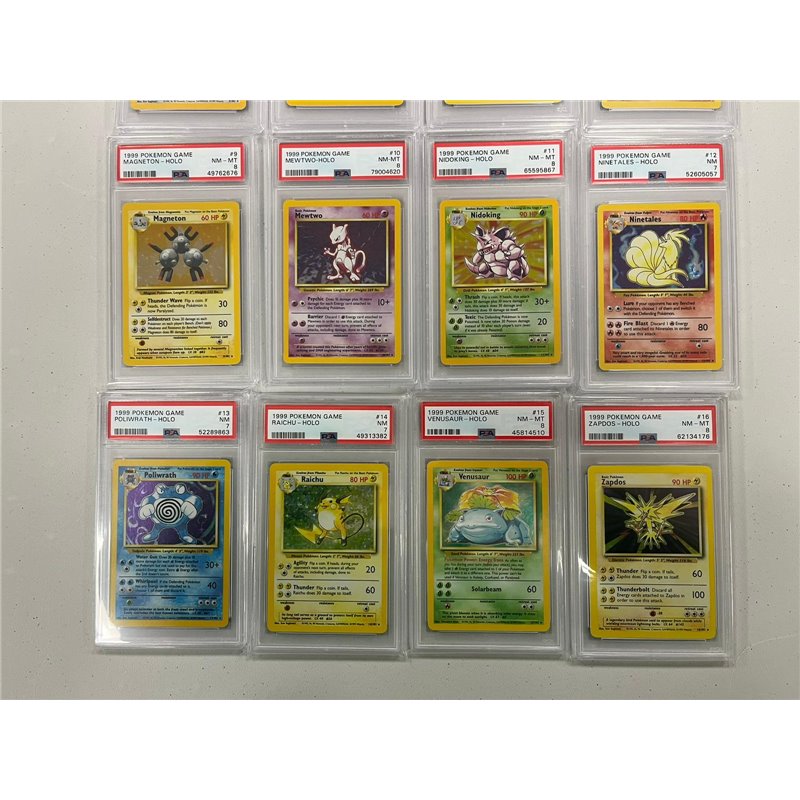 Pokémon Base Set Holo Set PSA Graded