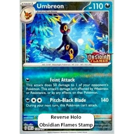 OBF 130 - Umbreon - Reverse Holo Stamped