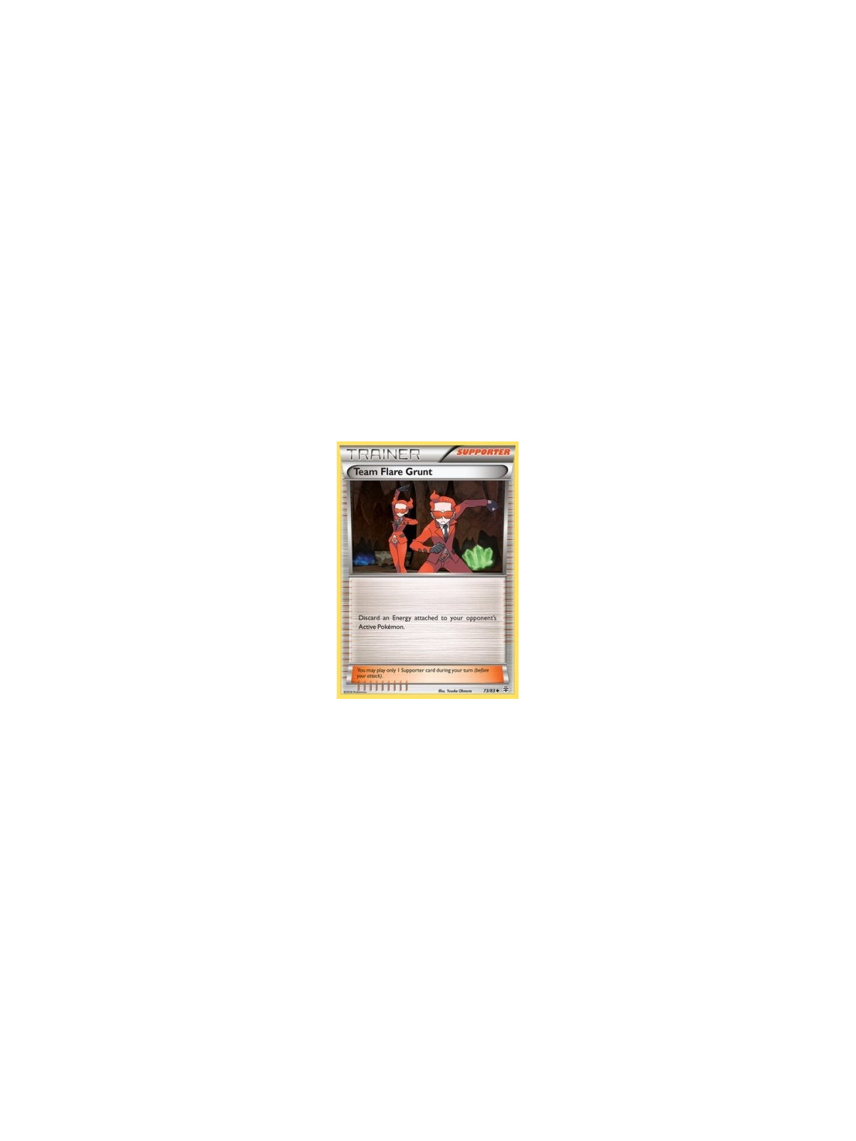 GEN 073 - Team Flare Grunt - Reverse Holo