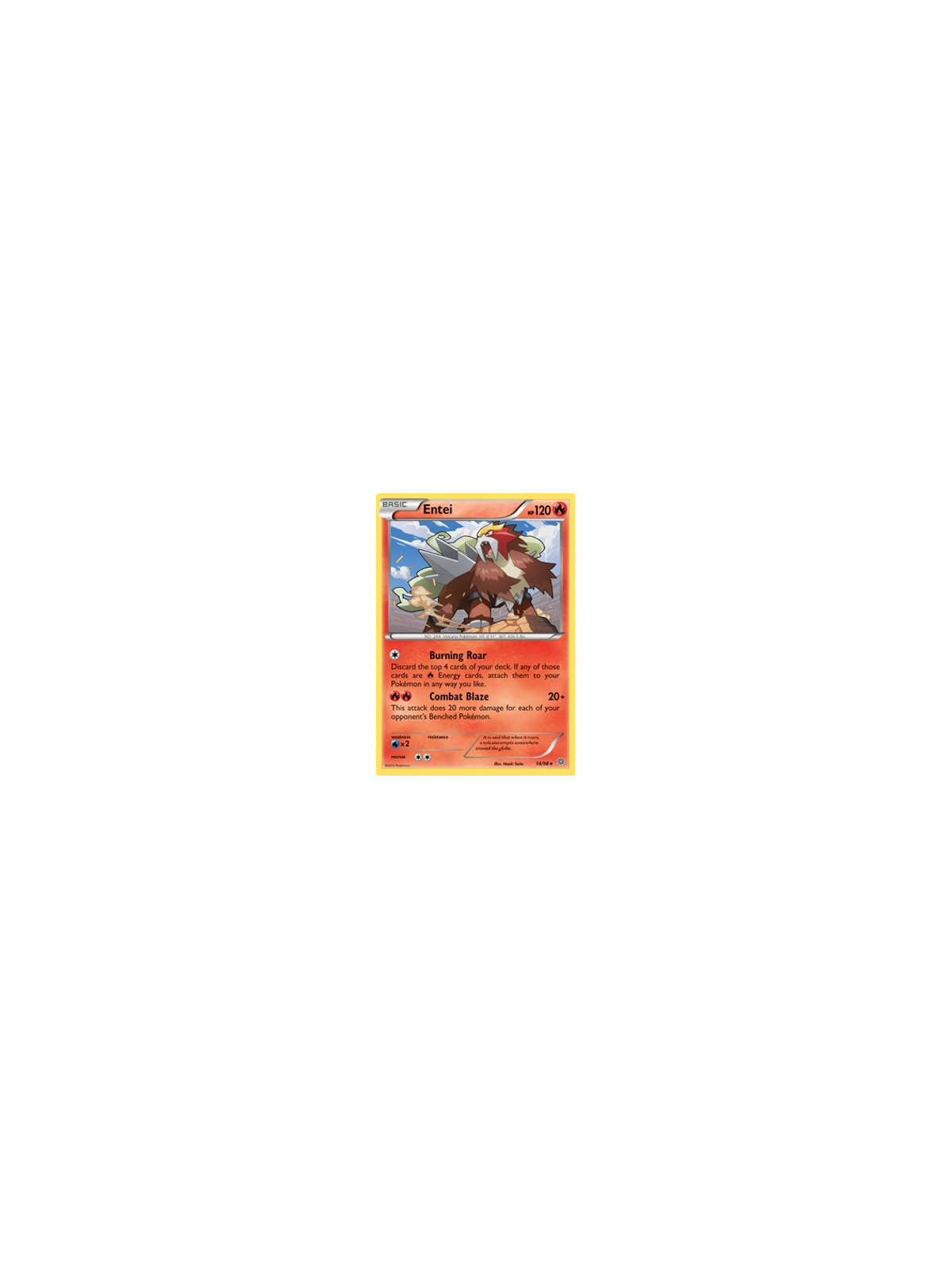 AOR 014 - Entei - Reverse Holo