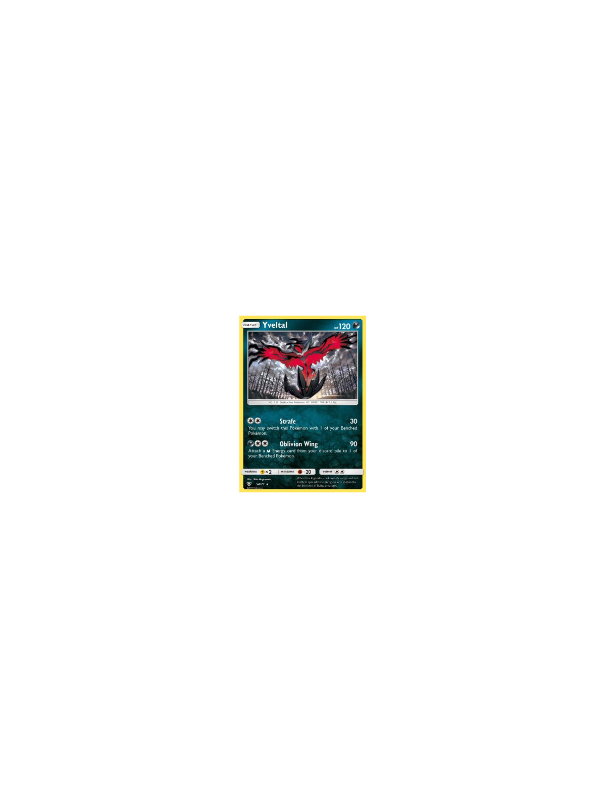 SLG 054 - Yveltal - Holo