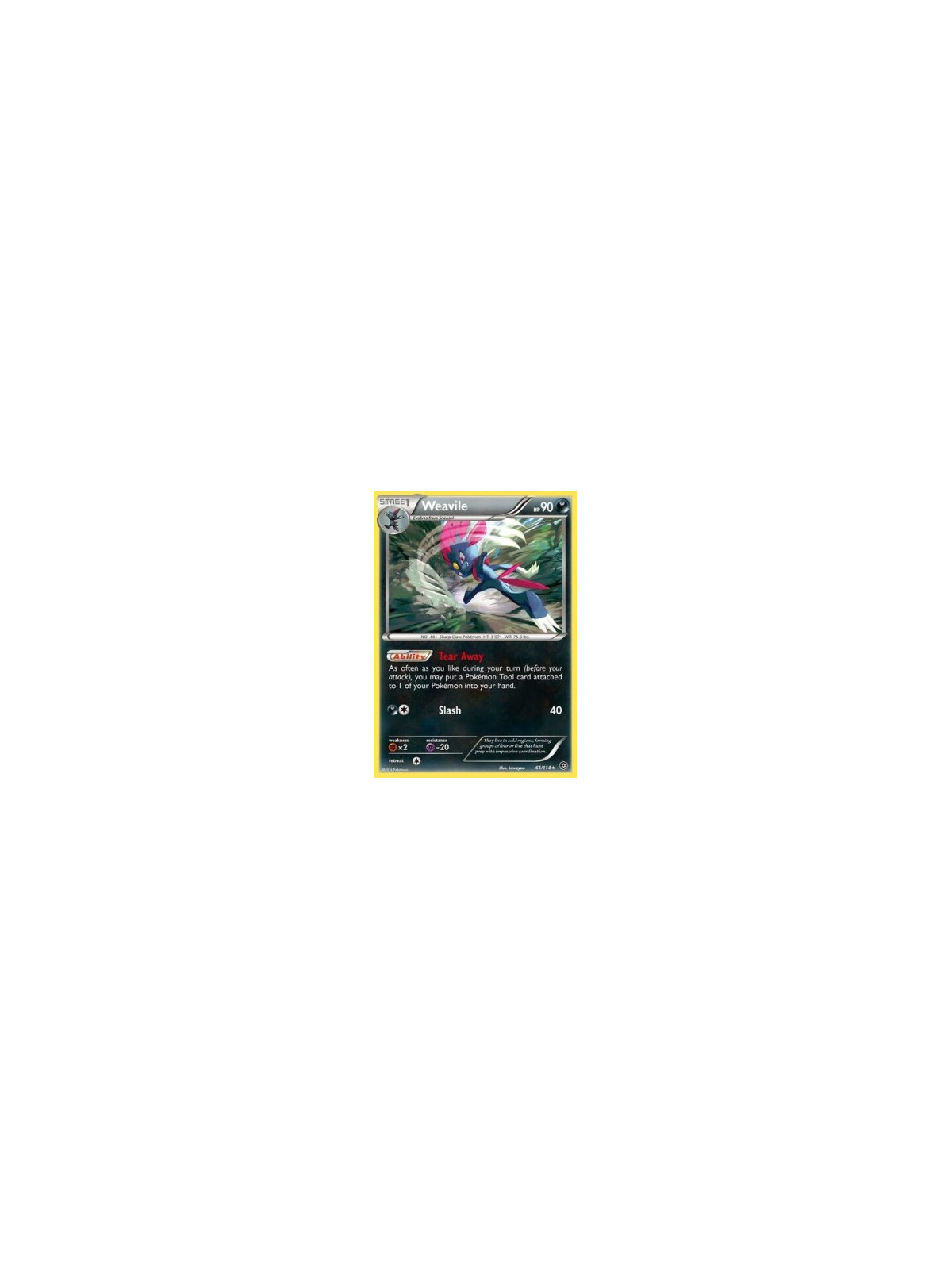 STS 061 - Weavile - Reverse Holo